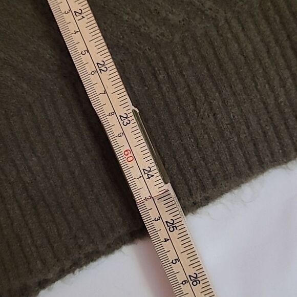 Philosophy olive green turtleneck sweater size large - Picture 6 of 7